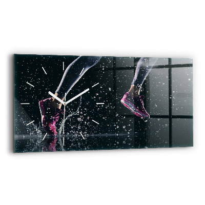 Vízszintes üvegóra Egészséges életmód és futás