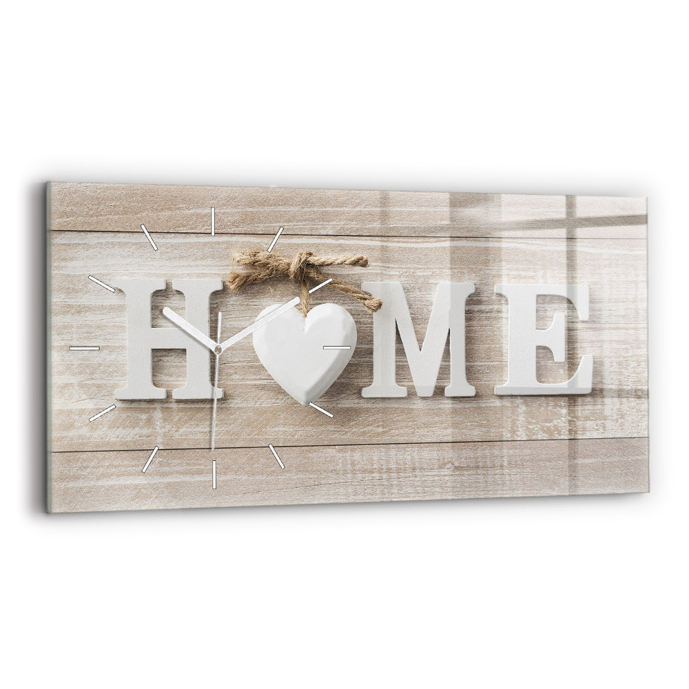 Üvegóra vízszintesen Ház felirat