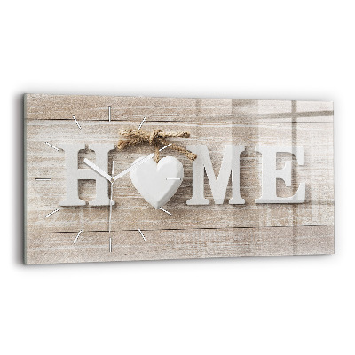 Üvegóra vízszintesen Ház felirat