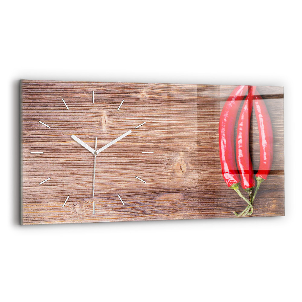 Vízszintes üvegóra Paprika