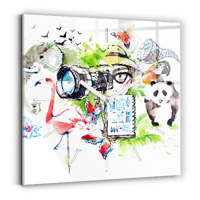 Szögletes fali üvegóra Zoológus