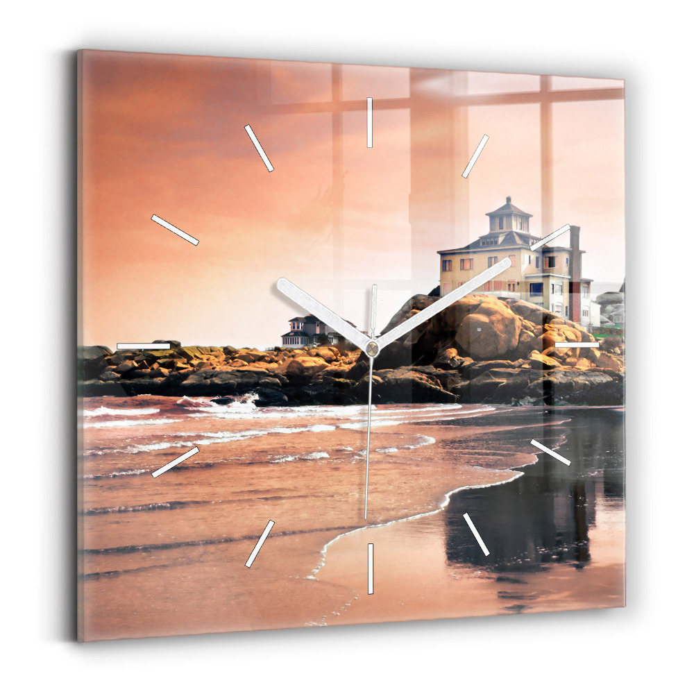 Szögletes üvegóra Sherman partja