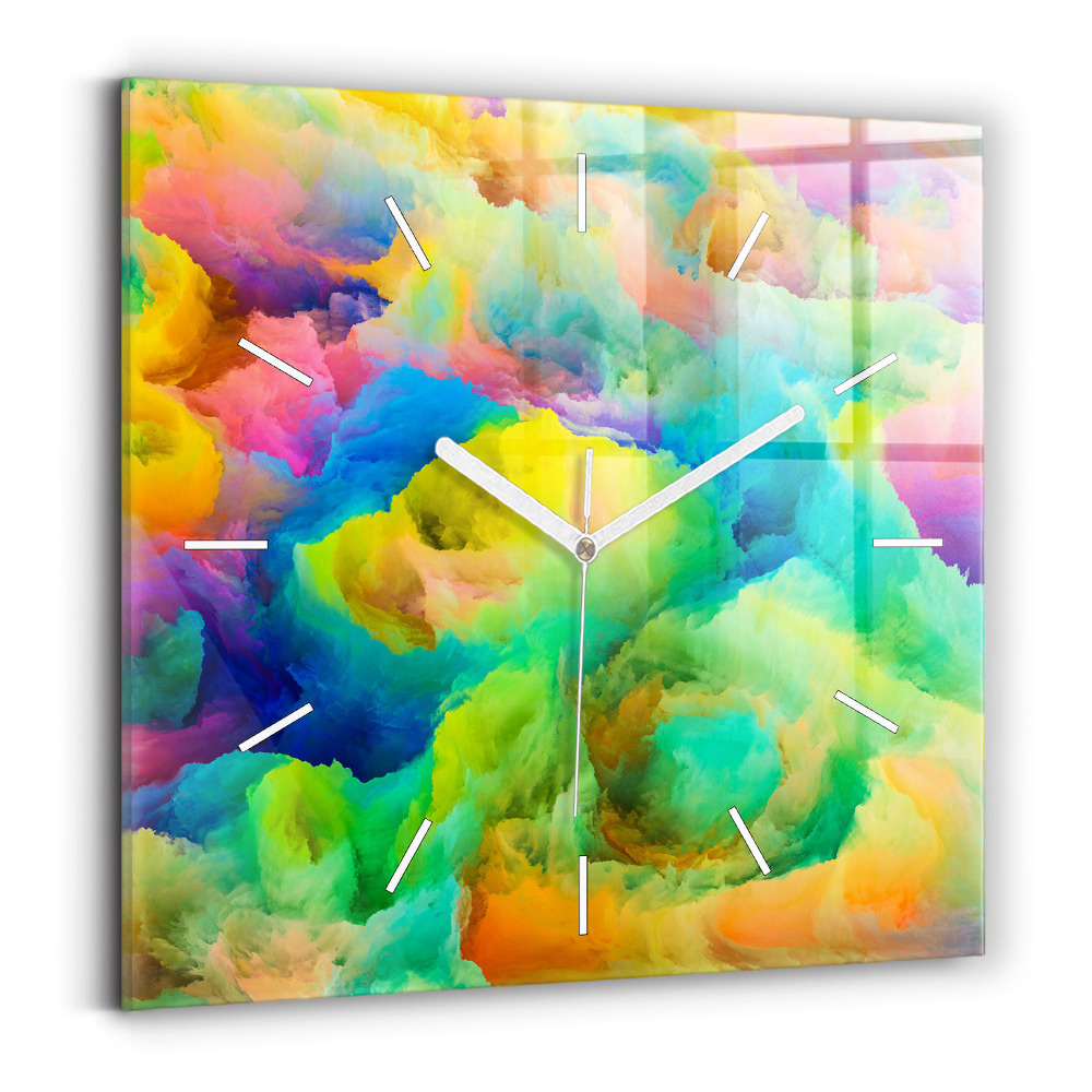 Szögletes üvegóra Fraktál textúra