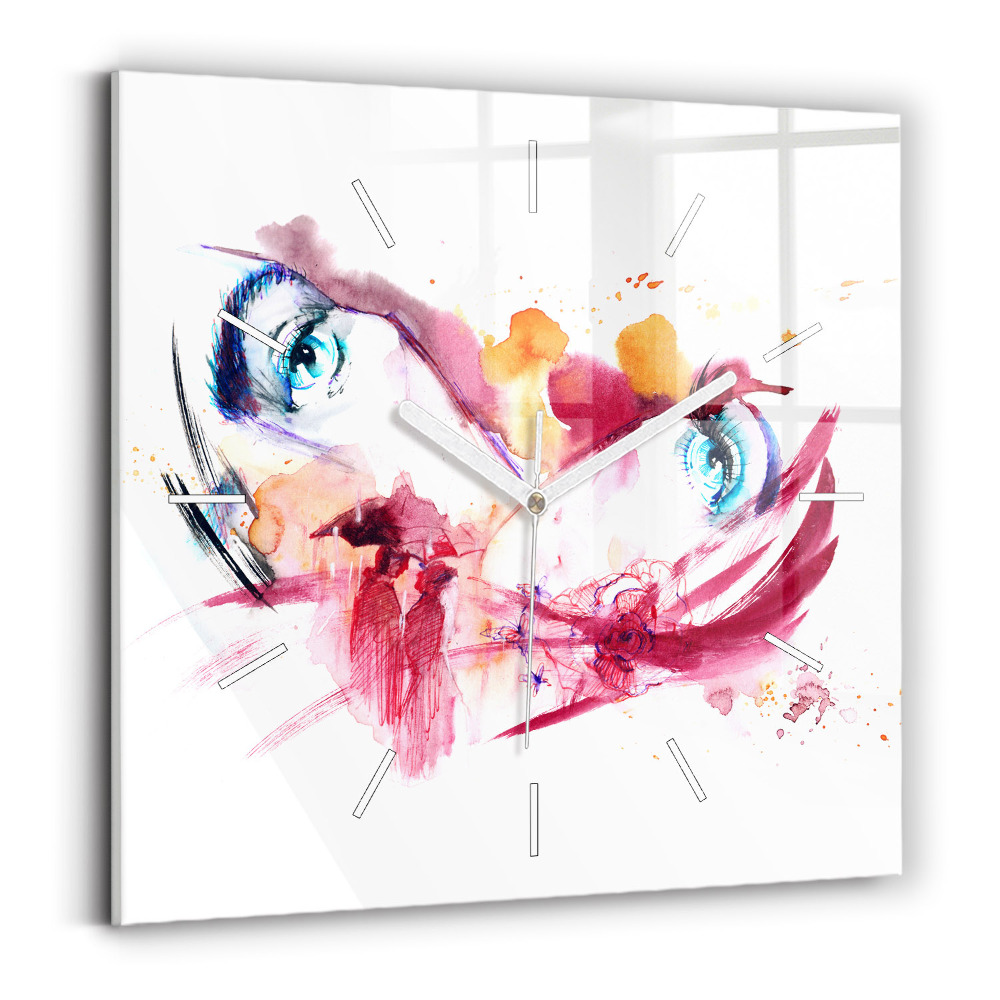 Szögletes üvegóra Romantikus pár