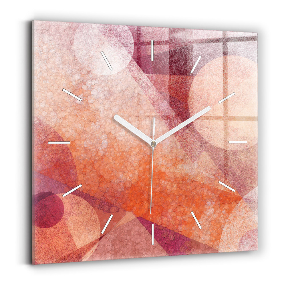 Szögletes fali üvegóra Geometrikus absztrakció