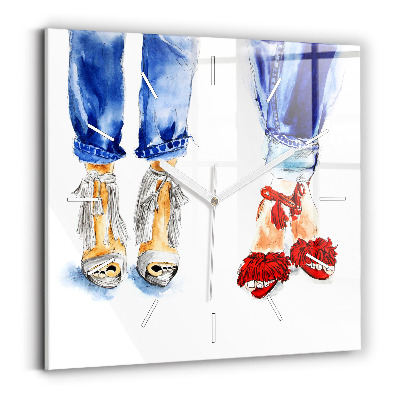 Szögletes üvegóra Női kitűzők