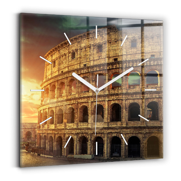Szögletes üvegóra Római Colosseum