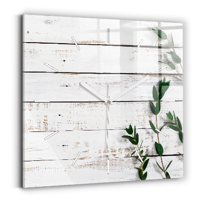 Szögletes üvegóra Könnyű fadeszkák