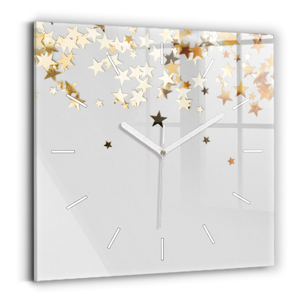 Szögletes üvegóra Csillagok fényes háttéren