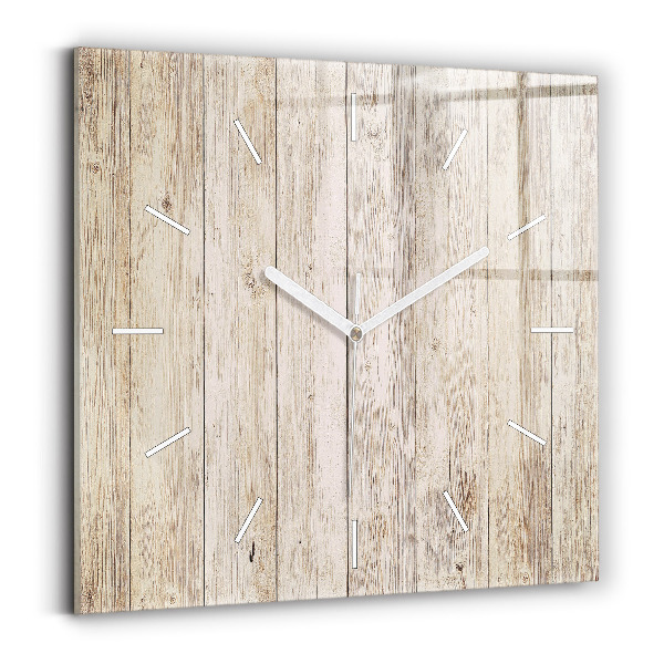 Szögletes fali üvegóra Fa panelek