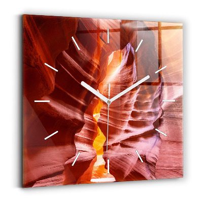 Szögletes fali üvegóra Homok kanyon