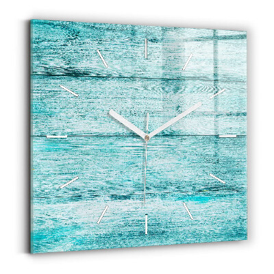 Szögletes üvegóra Kék régi fa