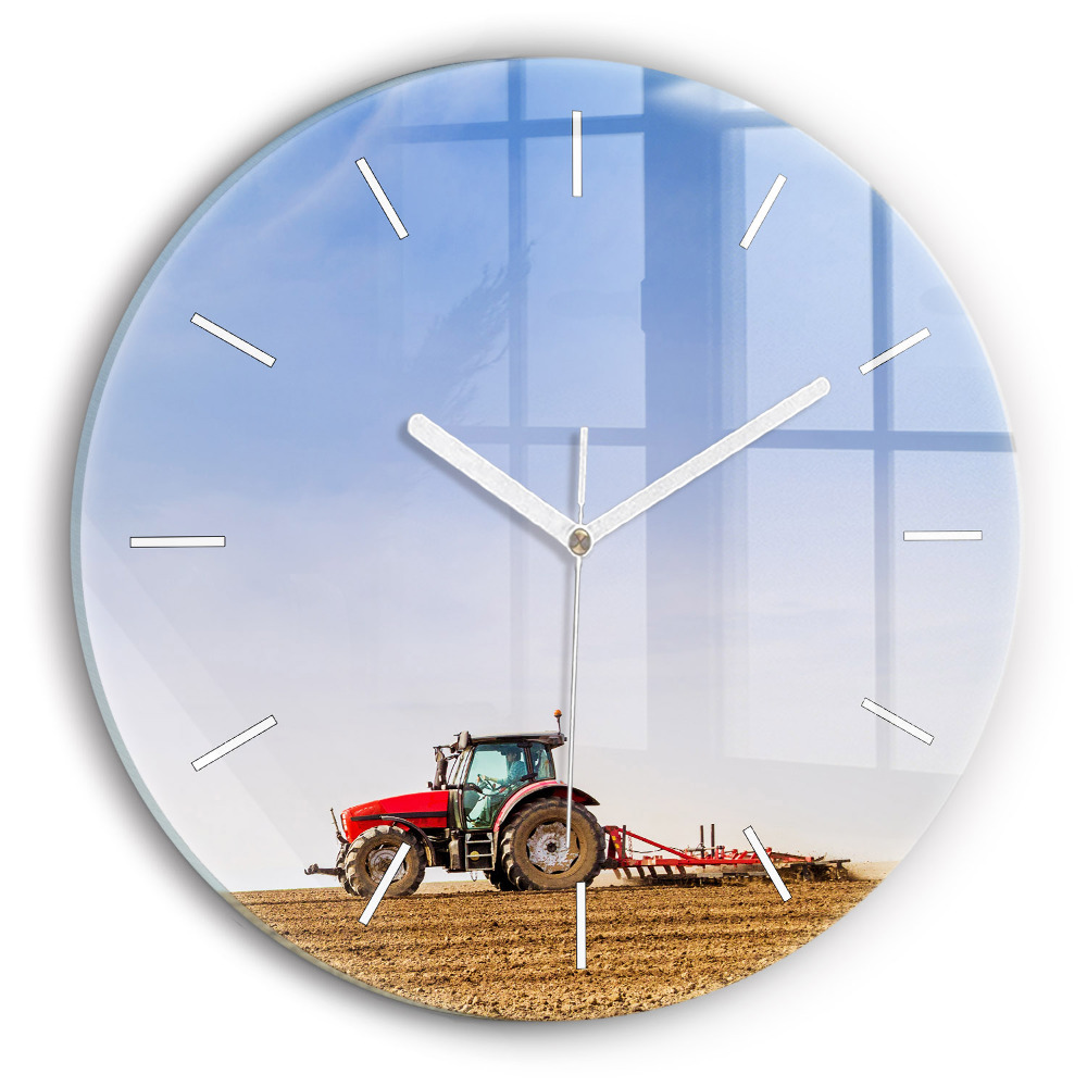 Kerek üvegóra Földműves traktorral