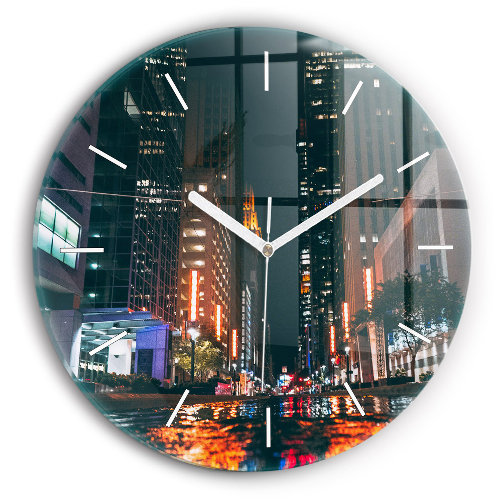 Kerek fali üvegóra Hotel Houstonban