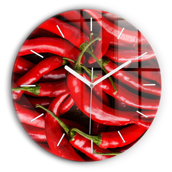 Kerek üvegóra Csípős paprika