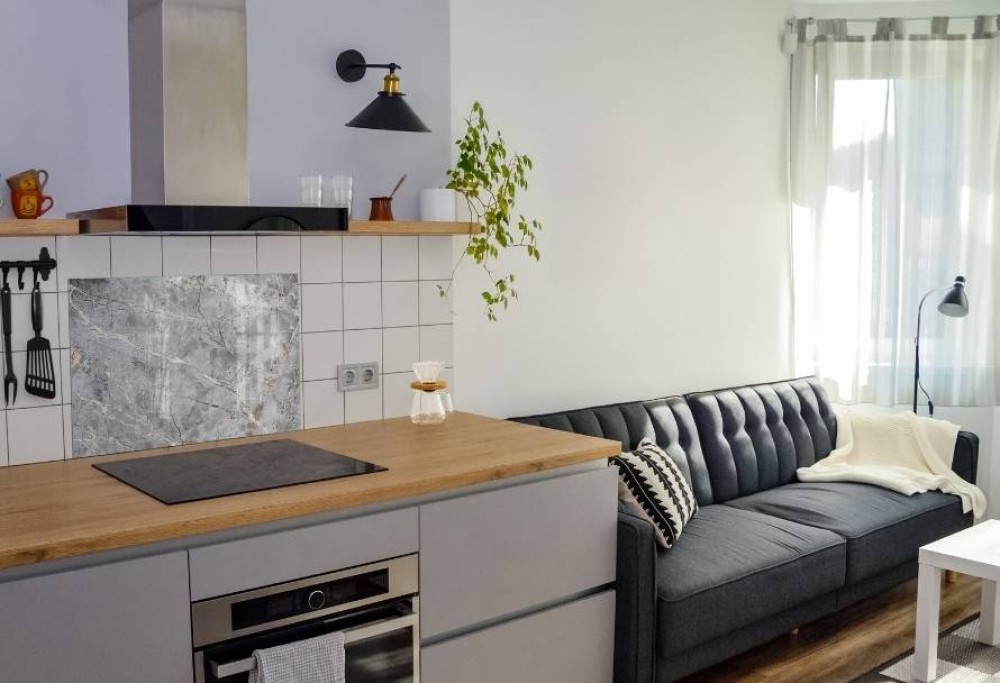 modern nappali konyhával